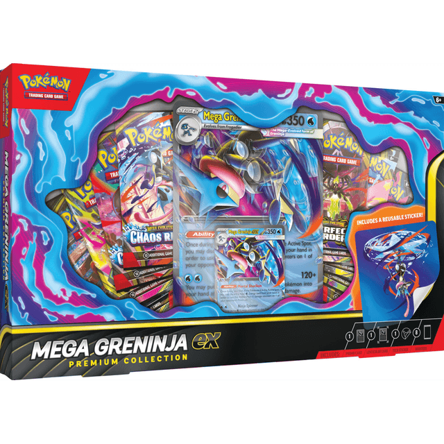 Chaos Rising Mega Greninja Ex Premium Collection