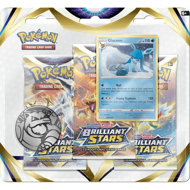 Brilliant Stars 3 Pack Blister - Glaceon