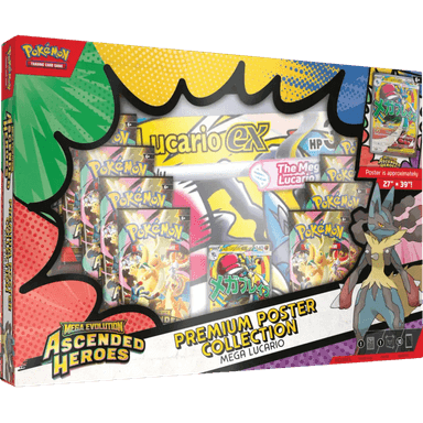 Ascended Heroes Premium Poster Collection - Mega Lucario